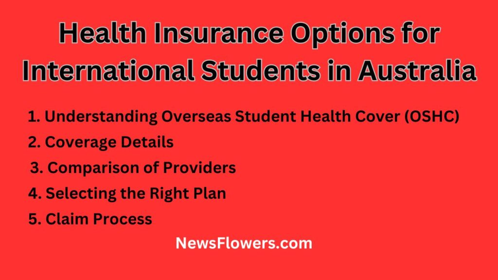 Health Insurance Options for International Students in Australia